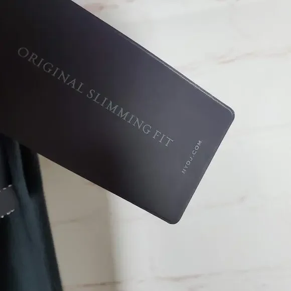 NEW NYDJ Cindy Trouser Pant Ponte Knit Womens Sz 8 Petite Gray Slim Leg Stretch - Picture 6 of 13